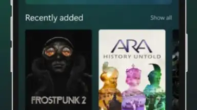 Capture d'écran de Xbox 5