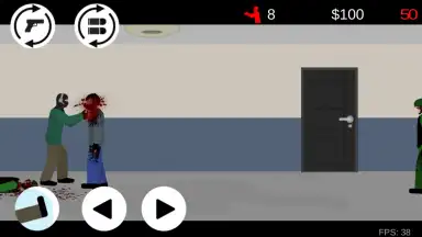 Capture d'écran de Flat Zombies: Cleanup and Defense 8