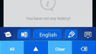 Capture d'écran de Blue Keyboard 3