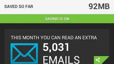 Capture d'écran de Onavo Extend Data Savings 1