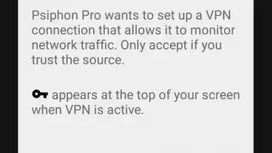 Capture d'écran de PsiPhon 3