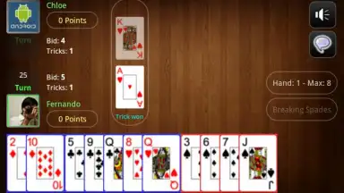 Capture d'écran de Live Spades Pro 2