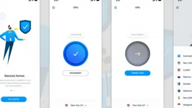 Capture d'écran de MS VPN 2
