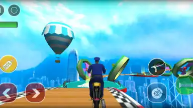 Capture d'écran de Police Bike Stunts Games 8
