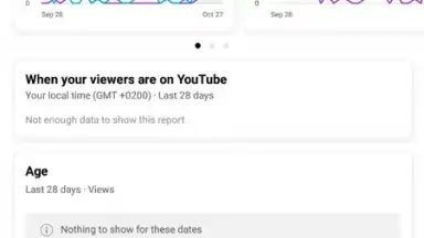Capture d'écran de YouTube Studio 6