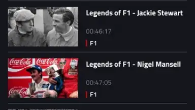 Capture d'écran de F1 TV 7