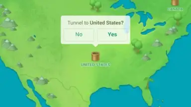 Capture d'écran de TunnelBear VPN 5