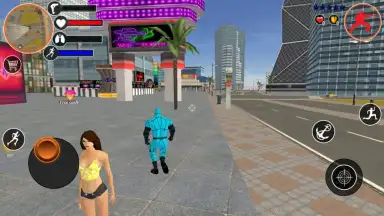 Capture d'écran de Miami Rope Hero 1