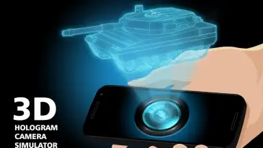 Capture d'écran de 3d hologram camera simulator 1