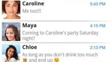 Capture d'écran de Chomp SMS 10