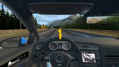 Capture d'écran de Racing in Car 2021 3