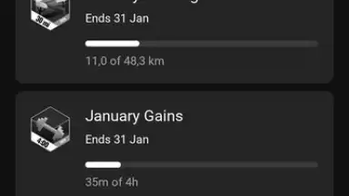 Capture d'écran de Garmin Connect 22