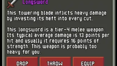 Capture d'écran de ReMake Pixel Dungeon 6