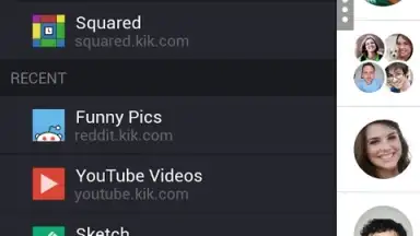Capture d'écran de Kik Messenger 1