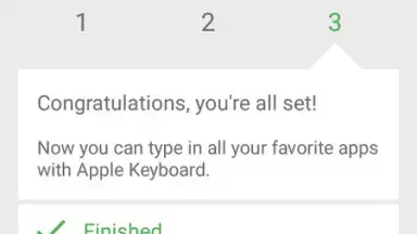 Capture d'écran de Apple Keyboard 2