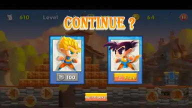 Capture d'écran de Super Saiyan World 14
