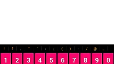 Capture d'écran de Pink Keyboard 13