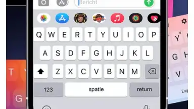 Capture d'écran de iPhone Keyboard - iOS 18 1