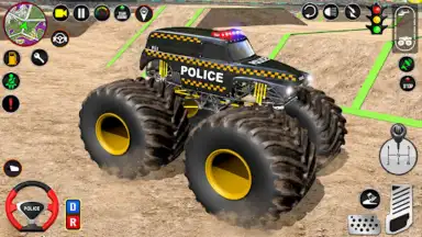Capture d'écran de Police Monster Truck Car Games 5