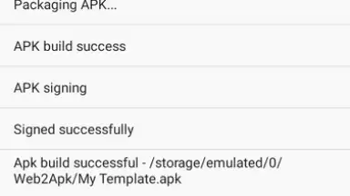 Capture d'écran de Website to App Converter 3