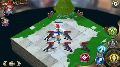 Capture d'écran de THE LIONS KNIGHTS: DISSIDIA WAR 9