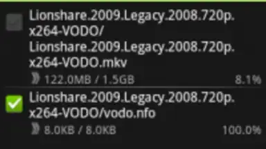 Capture d'écran de Transdroid 8