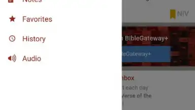Capture d'écran de Bible Gateway 10