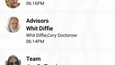 Capture d'écran de Wickr Me 11