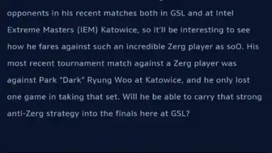 Capture d'écran de Starcraft WCS 7
