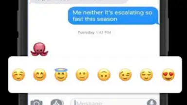 Capture d'écran de iphone keyboard : iOS Emojis 1