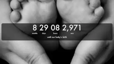 Capture d'écran de Baby Countdown 1