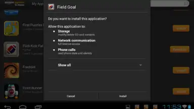 Capture d'écran de Amazon AppStore 5