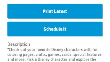 Capture d'écran de HP Printables 3