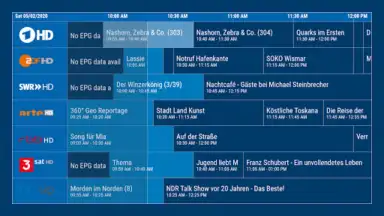 Capture d'écran de dream Player IPTV for Android TV 6