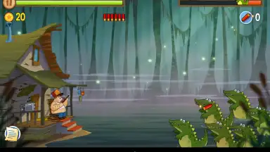 Capture d'écran de Swamp Attack 3