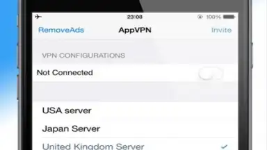 Capture d'écran de AppVPN 1