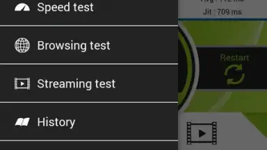 Capture d'écran de nPerf Speed Test 2