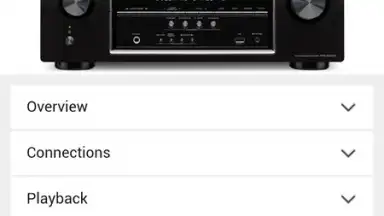 Capture d'écran de Denon 500 Series Remote 1