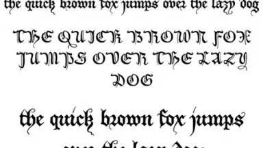 Capture d'écran de Gothic Fonts 50 4