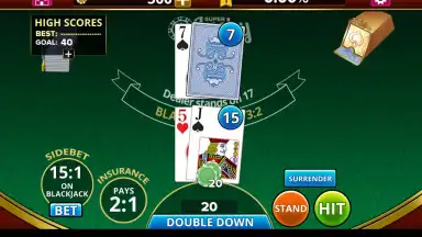 Capture d'écran de BLACKJACK! 1