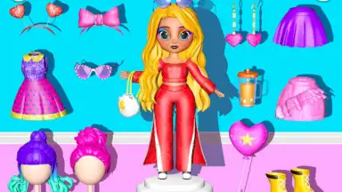 Capture d'écran de Surprise Doll: Dress Up Games 1