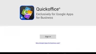 Capture d'écran de Quickoffice - Google Apps 2