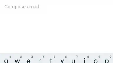 Capture d'écran de Gmail GO 1