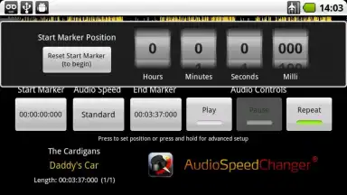 Capture d'écran de Audio Speed Changer 2