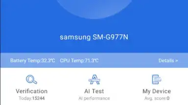 Capture d'écran de AnTuTu Benchmark 7