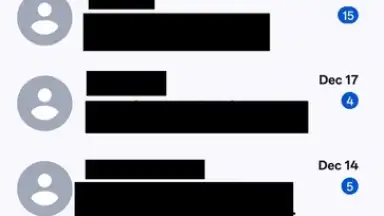 Capture d'écran de Google Messages 17