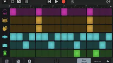 Capture d'écran de GarageBand 2