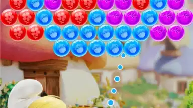 Capture d'écran de Smurfs Bubble Story 2