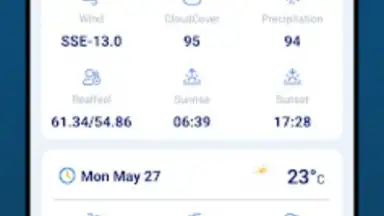 Capture d'écran de Daily Weather Launcher - Radar 3