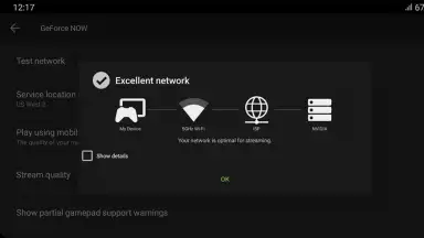 Capture d'écran de NVIDIA GeForce NOW 1